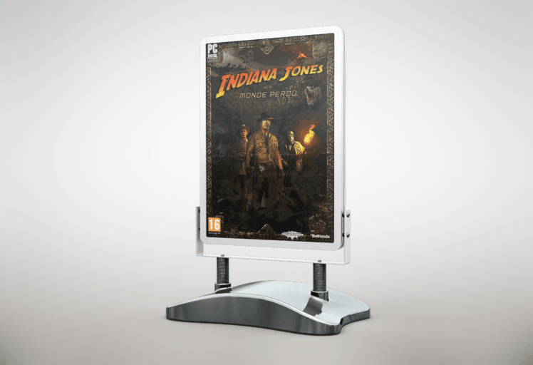 mockup game poster indiana jones